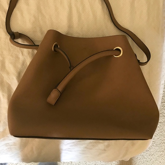 H&M Faux Leather Handbag Brown - Picture 2 of 5